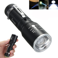 Elfeland 1201 T6 2000LM 5 modes Zoomable LED zaklamp 18650 / AAA