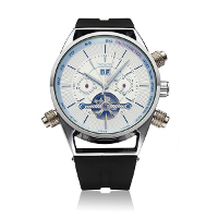 Jaragar Automatic Mechanical Silicone Commercial Casual Watch