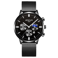 Jassy 11 kleuren legering heren zakelijk lichtgevend waterdicht quartz horloge