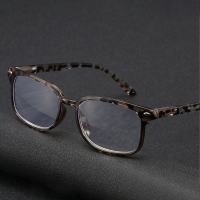 Jassy draagbare alledaagse casual rechthoekige mode pc lens HD leesbril