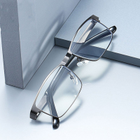 Jassy heren casual metalen mode comfortabele blauw licht blokkerende optische leesbril