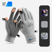 Jassy Neutral Ice Zeefdruk Slijtvaste Antislip Outdoor Riding Vissen Zonnebrandcrème Handschoenen