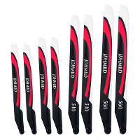 JDHMBD Carbon Fiber Helikopter Hoofd Rotorblad 86/95/105/360/380/510/560mm Voor ALIGN ALZRC RC Helicopter Onderdelen