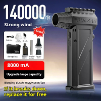Jet Blower 140000 RPM Bofstelloze Motof Elektrische Turbo Ventilatof Hoge Snelheid Turbo Gewelddadige Ventilatof USB Opl