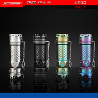 Jetbeam Ii Pro Ti Titanium Xp L Hi 510lm 16340 Edc Led Flashlight With Attack Head