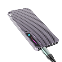 JEYI 007 Dual Protocol SSD behuizing M.2 NVME / SATA 10Gbps Draagbare harde schijfbehuizing voor 2280 harde schijf