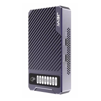 JEYI 586R Dubbele NVMe SDD behuizing 2 bay Hardware RAID behuizing 20Gbps Transmissiesnelheid SSD behuizing Ondersteunt