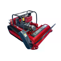 【Eu Direct】JF 1200 (F) Afstandsbediening Hellingsmaaier 22HP Dieselengineduid 1200mm snijbreedte 45 graden klimvermogen