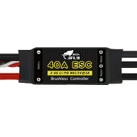 JFLY 40A Borstelloze ESC Snelheidscontroller 2 6S Programmeerbare BEC 5V/3A Compatibel met PWM voor RC Vliegtuig