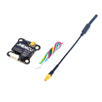 JHEMCU VTX20 600 5.8Ghz 40CH PIT/25mW/100mW/200mW/400mW/600mW IRC FPV zender 20x20mm MMCX voor RC Racing Drone