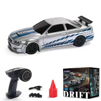 JIABAILE 4304A 4305A 4310 4311 RTR 1/43 2.4G 4WD Drift RC Auto Optionele Gyro Mini Race LED Licht Radio Besturing Hoge S