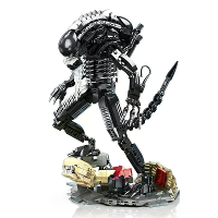 Creatieve MOC Alien Monster Speelgoed Xenomorph Actiefiguren Bouwstenen Model 882Pcs Ruimte Ster Beest Monster DIY Const