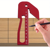 100 Mm Metrische Aluminiumlegering 45/90 graden hoekzoeker Houtbewerking Vierkant Markeergereedschap voor Doe het zelf H