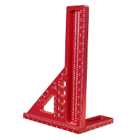 JIGHOLE 3D Multi Angle Meetlat Vierkante Liniaal Gattekenlijnliniaal Metrische Schaal Houtbewerking Layout Tool