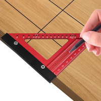 Houtbewerking driehoekige schroefgat hoekmaat aluminium legering hoekmaat meetopstelling gereedschap