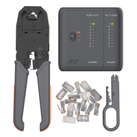 JIMI GTW5N Netwerkkabeltang 5 In 1 Rj45 Krimptang Pass Through Modulaire CAT6 Lan Tester Set