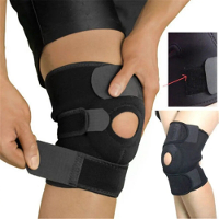 JINGBA ONDERSTEUNING Verstelbare Kniebeschermers Ademend Buiten Sport Kniebrace Ondersteuningsriem Basketbal Fitness Kni