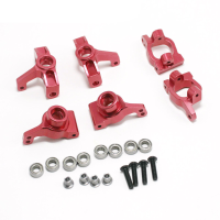 1/14 Metal Upgrade Steering Seat Achterwiel Seat C Seat Voor Wltoys 144001 RC Auto Onderdelen:
