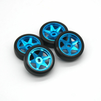 1/28 Metalen Geüpgradede RC Auto Wielnaaf met Band 22mm voor Wltoys 284131 K989 Mini q voertuigmodelonderdelen