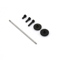 1/28 Stalen Reductietandwielen voor voor  en achteraan gedreven tandwielen voor Wltoys 284131 RC Auto Voertuig Modellen