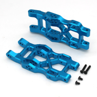 2 STUKS Metalen Verbeterde Front Lower Swing Arm ET1001 voor VKAR BISON 1/10 RC Auto Voertuigen Model Onderdelen