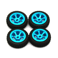 4 Stuks 1/28 metalen Rally band voor Wltoys 284131 K989 K979 RC Auto Voertuigmodellen Onderdelen