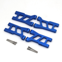 4 STUKS Metalen Verbeterde Voor Achter Lagere Swing Armen voor TRAXXAS LATRAX Teton 1/18 RC Auto Voertuigen Model Onderd