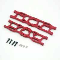 4 STUKS Metalen Verbeterde Voor Achterwielophanging Swing Arm voor Wltoys 144001 124018 124019 1/12 1/14 RC Auto Voertui