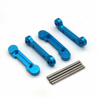 Metalen opgewaardeerde voor  en achterverdikte arm code voor Wltoys 144001 144002 124016 124017 124018 124019 RC Auto Vo