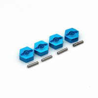 Metalen Upgrade 12mm Hexagon Connector Voor 1/10 Wltoys 104001 104002 4WD RC Auto Voertuig Modellen Onderdelen