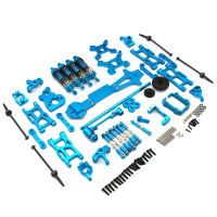 Metalen verbeterde RC auto onderdelen voor 1/14 Wltoys 144001 144010 voertuigmodellen: