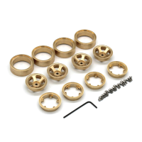 Upgrade Metalen Wiel Ring Accessoires voor FMS 1/18 FJ Crusier Fire Horse Katana Land Cruiser 80 RC Auto Voertuigen Mode