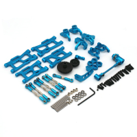 Verbeterde Metalen Onderdelen Set voor Wltoys 144001 144010 144002 124017 124019 1/12 1/14 RC Auto Voertuigen Model Rese