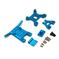 Verbeterde Metalen Voorbumper voor Wltoys 144001 144010 124016 124017 124018 124019 1/12 RC Auto Voertuigen Model Onderd