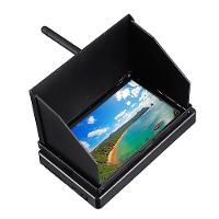 JINJIEAN 5.8G 48CH 4.3 Inch LCD 480x272 16:9 NTSC/PAL FPV Monitor met Auto Zoeken Met OSD Ingebouwde Batterij voor RC Dr