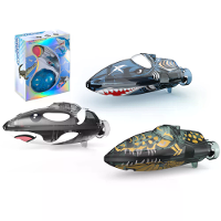 JJRC S21 RTR 2.4G Mini RC Boot Stunt Roll Marine Dier Serie Speedboot 360° Rotatie LED Verlichting Voertuigen Modellen W
