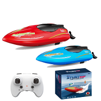 JJRC S8 RTR 2.4G RC Boot Stunt Mini Speedboot LED Light 360° Rotatie Afstandsbediening Racen Schip Waterdichte Kinderen