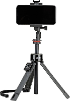 JOBY GripTight™ PRO TelePod™ Tripod 1/4 inch Werkhoogte: 20.8   63.5 Cm Zwart Voor smartphones en GoPro, Incl. Smartphonehouder