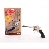 Cowboy/western speelgoed plaffertjes pistool   voor kinderen   kunststof   voor 8 shots ringen