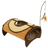 Jolly Moggy Kattenmand Cat Pod Bamboe #95;_