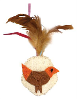 Jolly Moggy Natural Wild Feather Bird Met Catnip #95;_18 Cm
