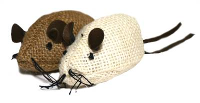 Jolly Moggy Natural Wild Muis Met Catnip #95;_2 St 15 Cm
