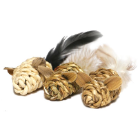 Jolly Moggy Natural Wild Speelmuis Mini Met Catnip 3 St 15 Cm