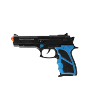 Politie speelgoed pistool   kind en volwassenen   verkleed rollenspel   plastic   22 cm