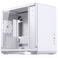 Jonsbo Jonsbo U4 Mini Micro ATX Gehäuse, Tempered Glass   weiß Micro tower Behuizing, Gaming behuizing, PC behuizing Wit