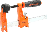 JORGENSEN 2391322 Lichte staalklem voor zware belasting Spanbreedte (max.):100 Mm Afmeting, lengte: 195 mm Afm. Werkbereik:100 mm