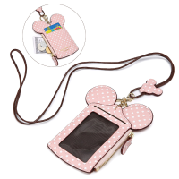 Vrouwen Leuke Dierlijke Vorm Kaarthouder Portemonnee Lanyard Portemonnee
