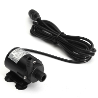 Ultra Stille 12V 280L/H Waterpomp   Duurzaam ABS Materiaal, Langdurige met Meer Dan 20000 Uur Levensduur, Geschikt voor