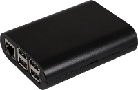 Joy it RB CASE+04B SBC behuizing Geschikt voor: Raspberry Pi Zwart