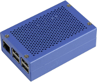 Joy it RPI Case ALU BLUE SBC behuizing Geschikt voor: Raspberry Pi Blauw